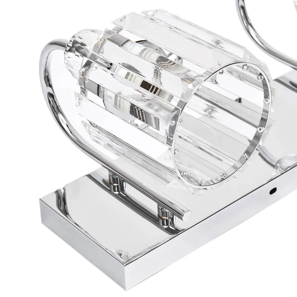 Modern Crystal Vanity Wall Sconce
