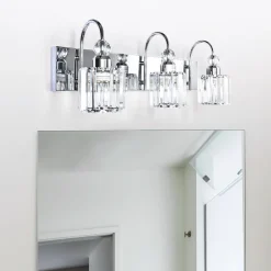 Modern Crystal Vanity Wall Sconce