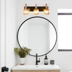 Modern Crystal Vanity Wall Sconce