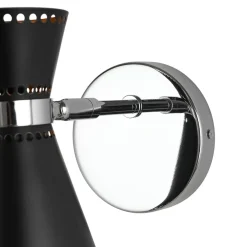 Modern 180-Degree Adjustable Conical 1-Light Wall Sconce