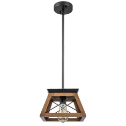 Modern Farmhouse Geometric Lantern Pendant Light