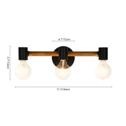 Modern Farmhouse 3-Light Vanity Wall Sconce