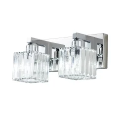 Modern Glam Crystal Bathroom Vanity Wall Lamp