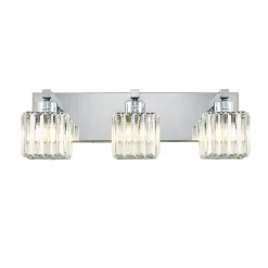 Modern Glam Crystal Bathroom Vanity Wall Lamp