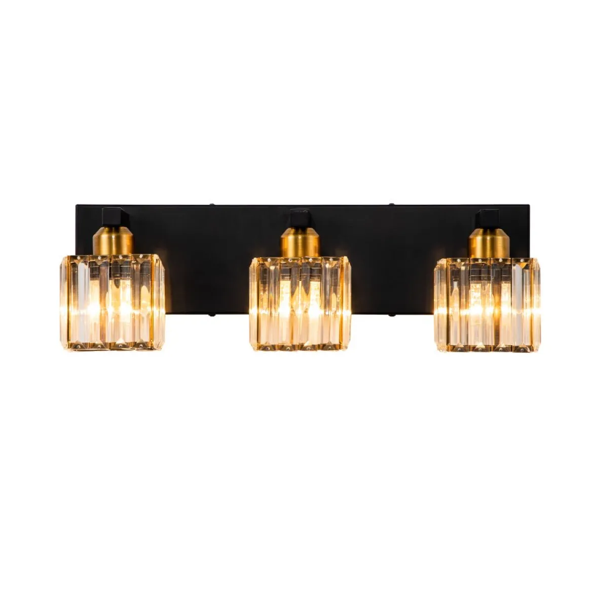 Modern Glam Crystal Bathroom Vanity Wall Lamp