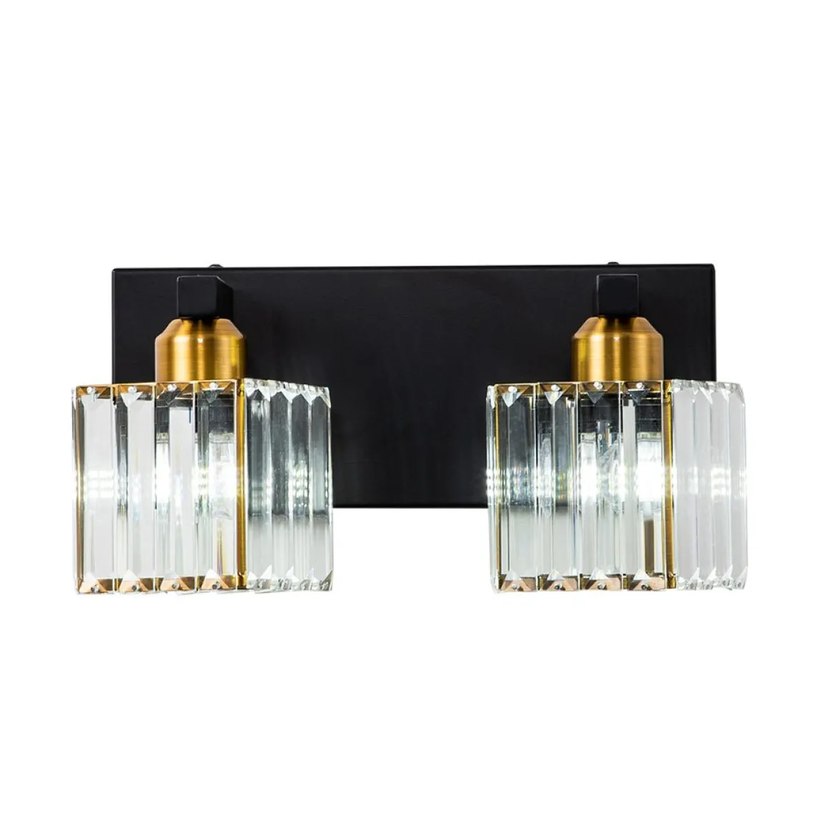Modern Glam Crystal Bathroom Vanity Wall Lamp
