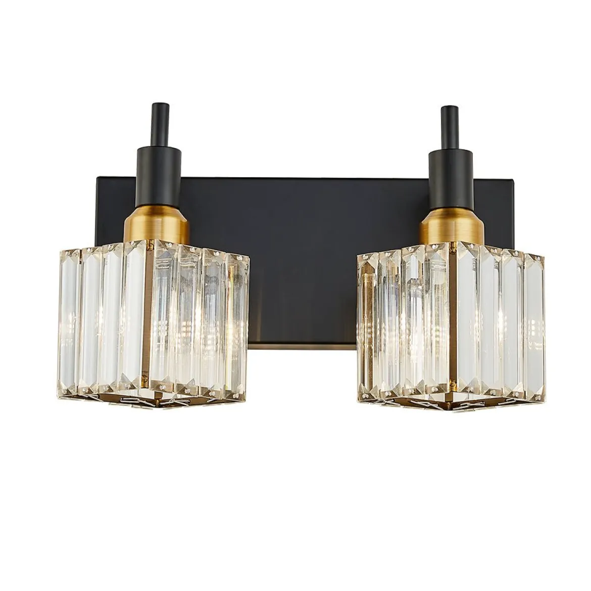 Modern Glam Crystal Bathroom Vanity Light