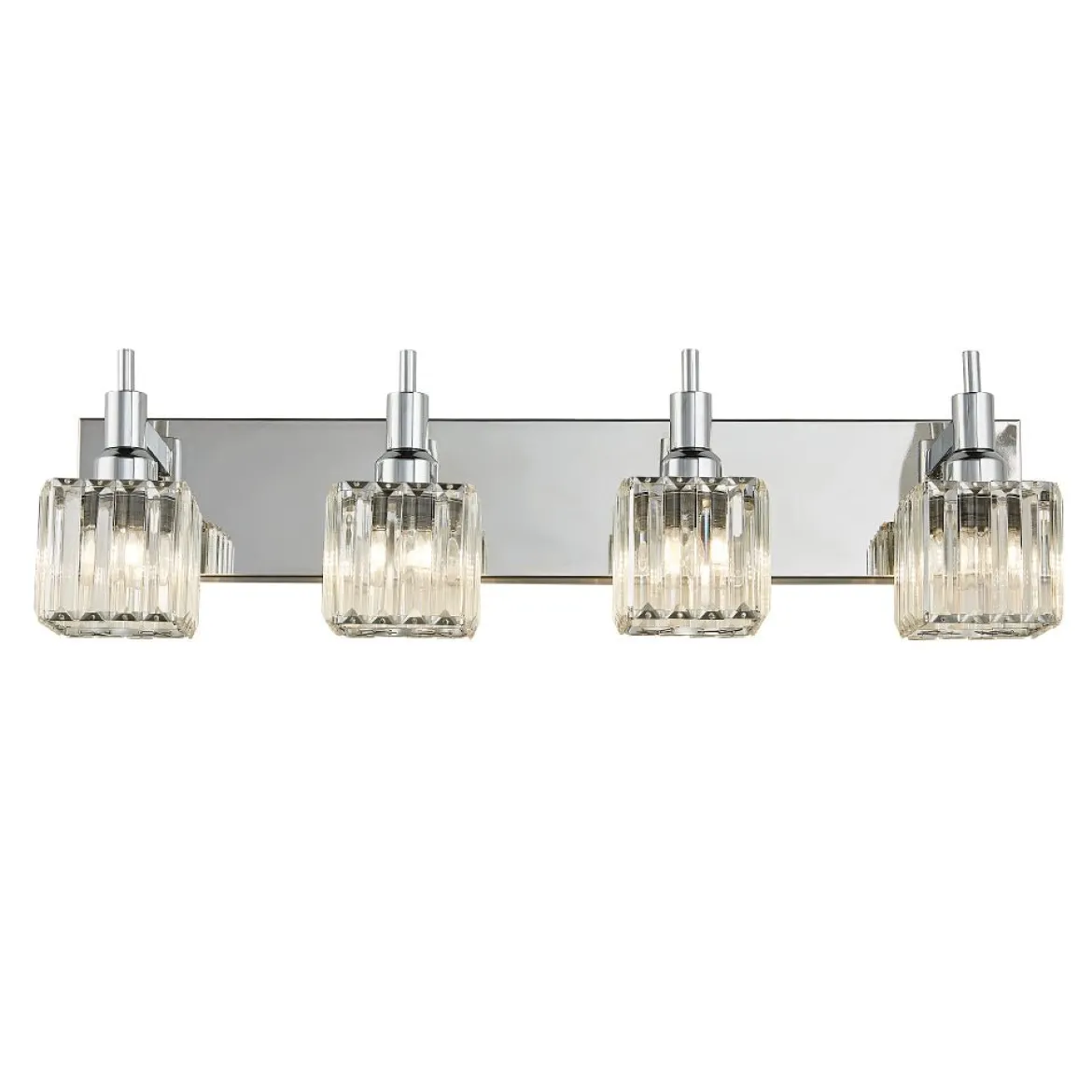 Modern Glam Crystal Bathroom Vanity Light