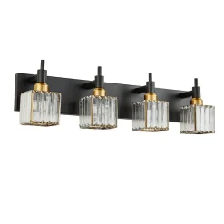 Modern Glam Crystal Bathroom Vanity Light