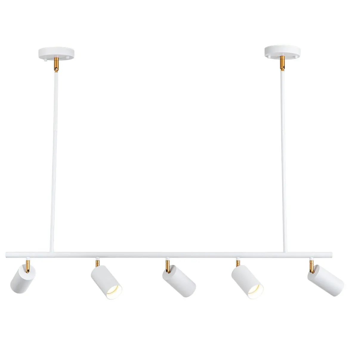 Modern 5-light Island Linear Track Light