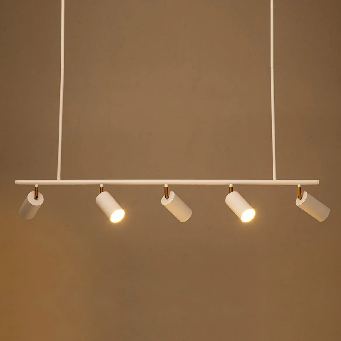 Modern 5-light Island Linear Track Light