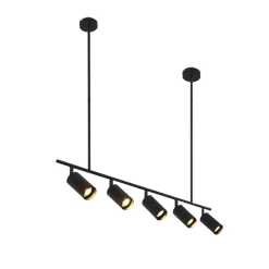 Modern 5-light Island Linear Track Light