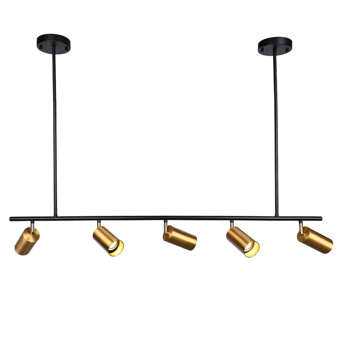 Modern 5-light Island Linear Track Light