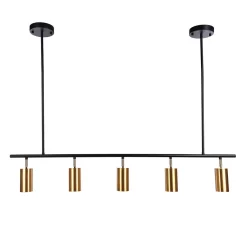 Modern 5-light Island Linear Track Light