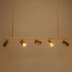 Modern 5-light Island Linear Track Light