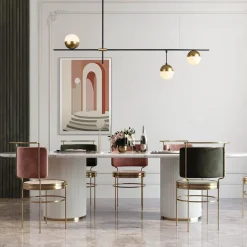 Modern 3-light Linear Island Lighting