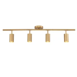 Modern 4-Light Linear Semi Flush Track Light