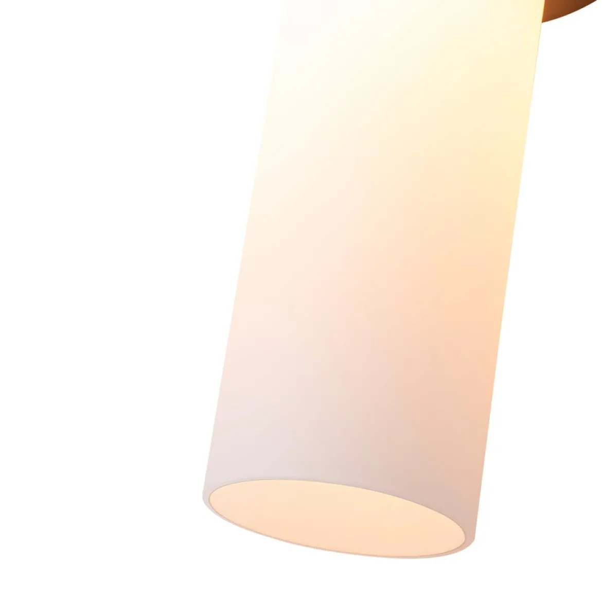 Modern 2-Light Opal Glass Cylinder Vanity Wall Lamp
