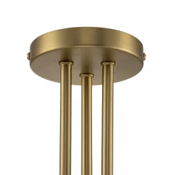 Modern 3-Light Opal Glass Globe Ceiling Light