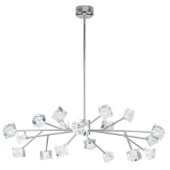 Modern Mid-century Glam Branch Crystal Sputnik Chandelier