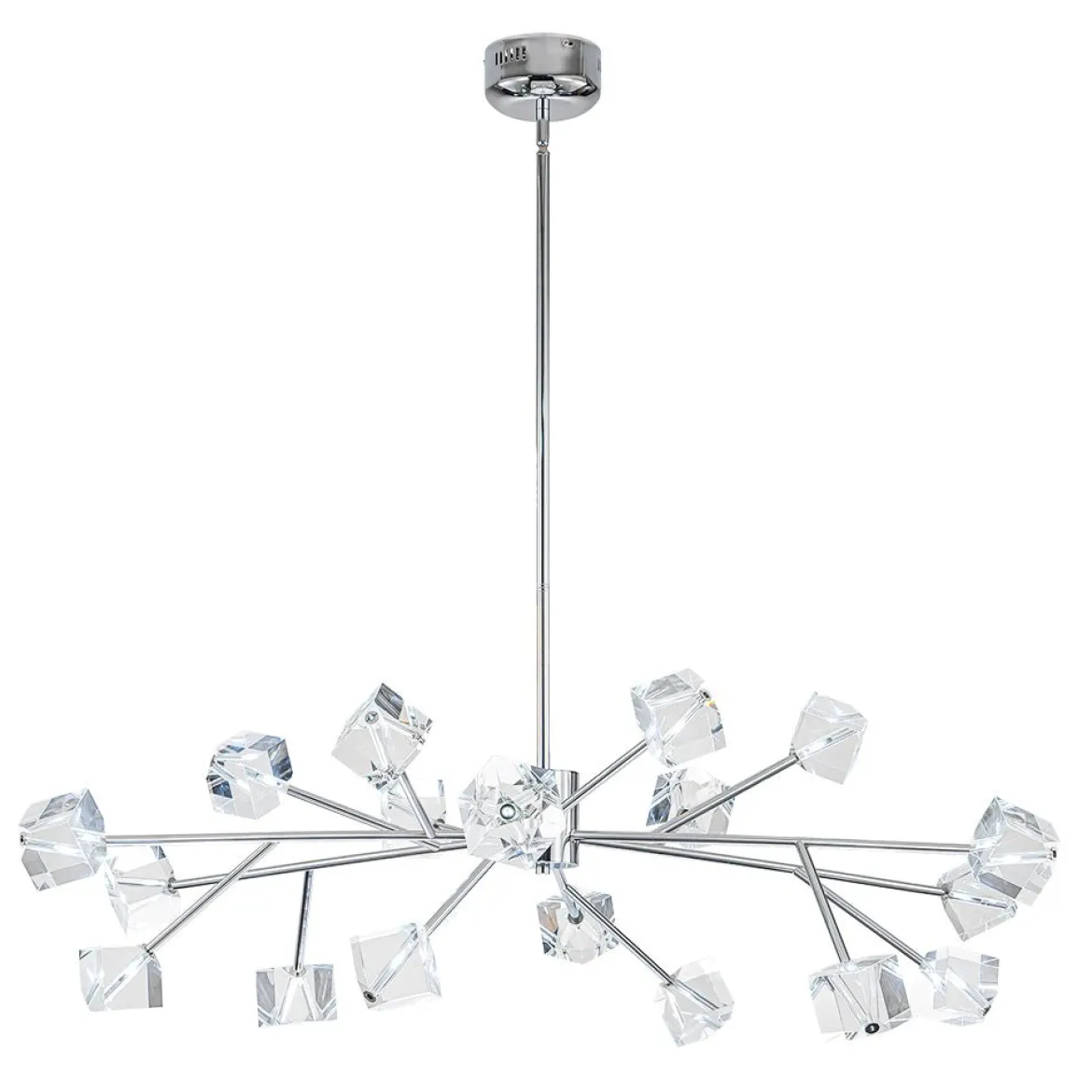 Modern Mid-century Glam Branch Crystal Sputnik Chandelier