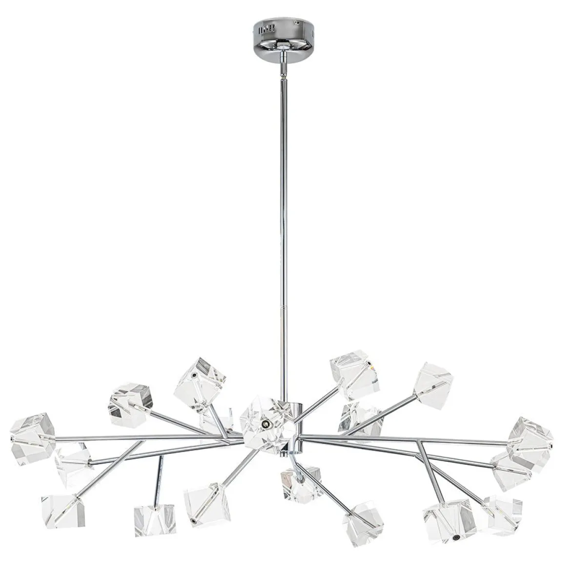 Modern Mid-century Glam Branch Crystal Sputnik Chandelier
