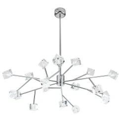Modern Mid-century Glam Branch Crystal Sputnik Chandelier