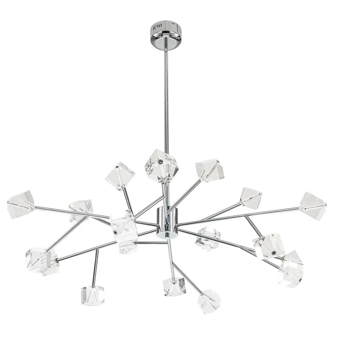 Modern Mid-century Glam Branch Crystal Sputnik Chandelier