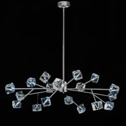 Modern Mid-century Glam Branch Crystal Sputnik Chandelier