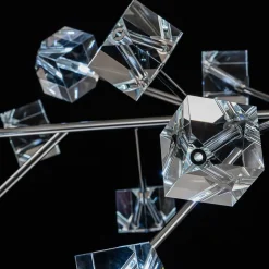 Modern Mid-century Glam Branch Crystal Sputnik Chandelier