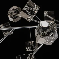 Modern Mid-century Glam Branch Crystal Sputnik Chandelier