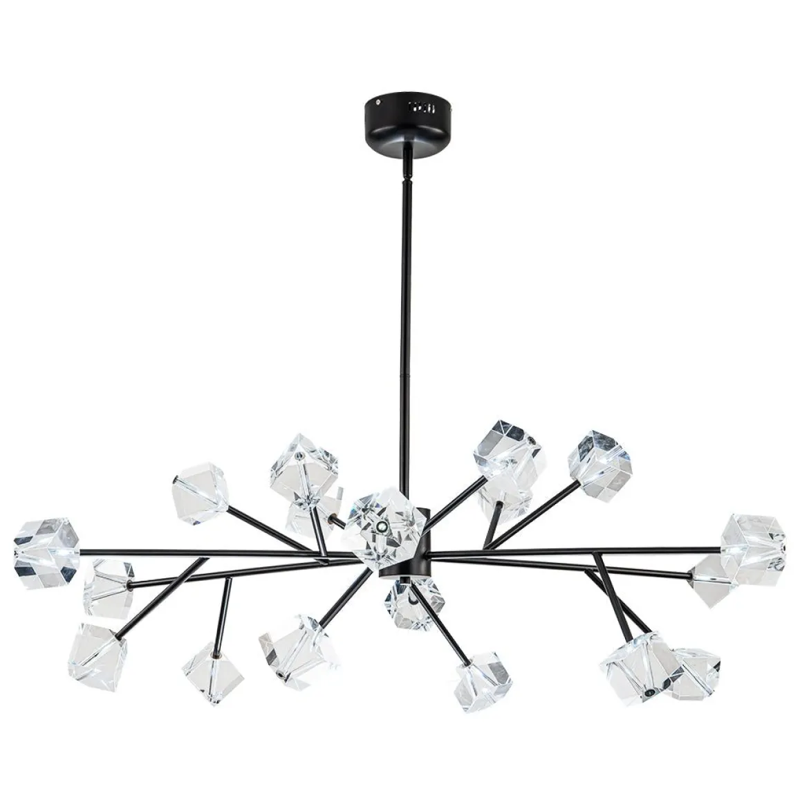 Modern Mid-century Glam Branch Crystal Sputnik Chandelier