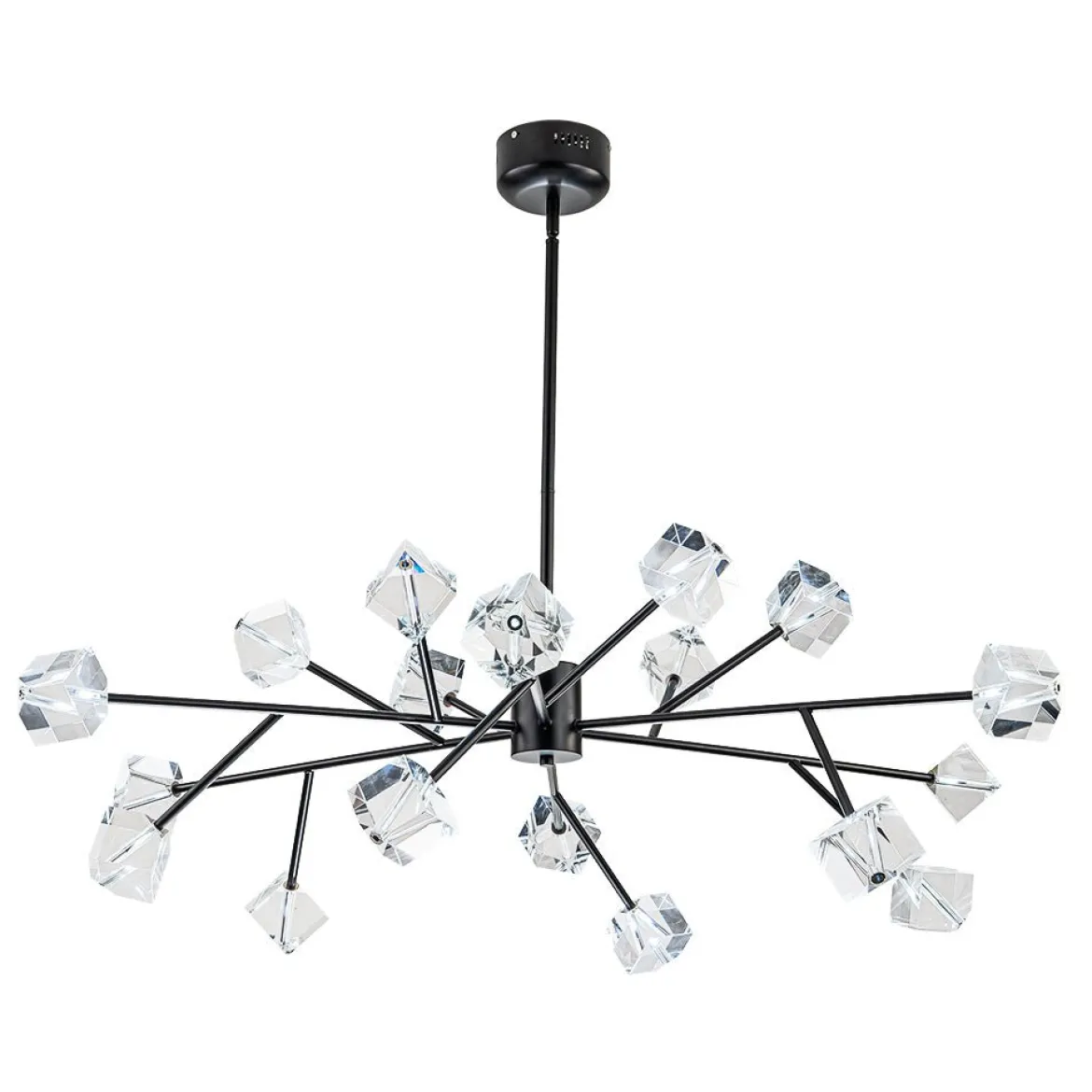 Modern Mid-century Glam Branch Crystal Sputnik Chandelier