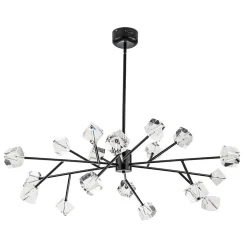 Modern Mid-century Glam Branch Crystal Sputnik Chandelier