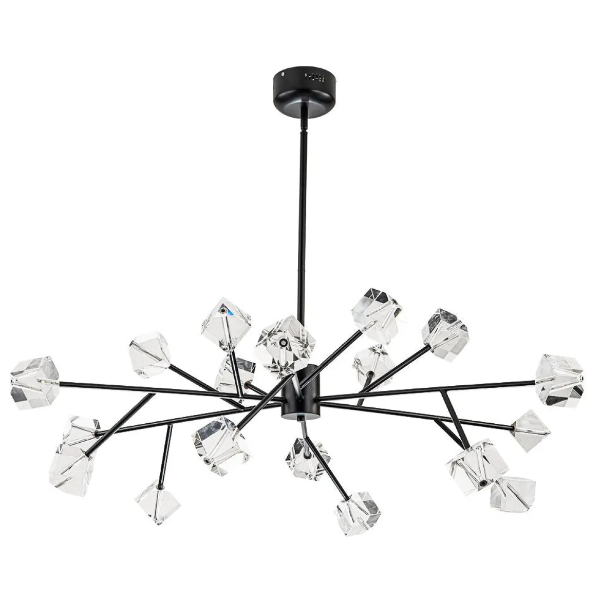 Modern Mid-century Glam Branch Crystal Sputnik Chandelier