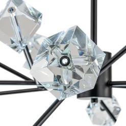 Modern Mid-century Glam Branch Crystal Sputnik Chandelier
