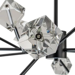 Modern Mid-century Glam Branch Crystal Sputnik Chandelier
