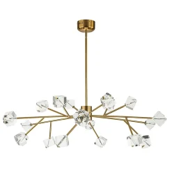 Modern Mid-century Glam Branch Crystal Sputnik Chandelier