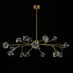 Modern Mid-century Glam Branch Crystal Sputnik Chandelier