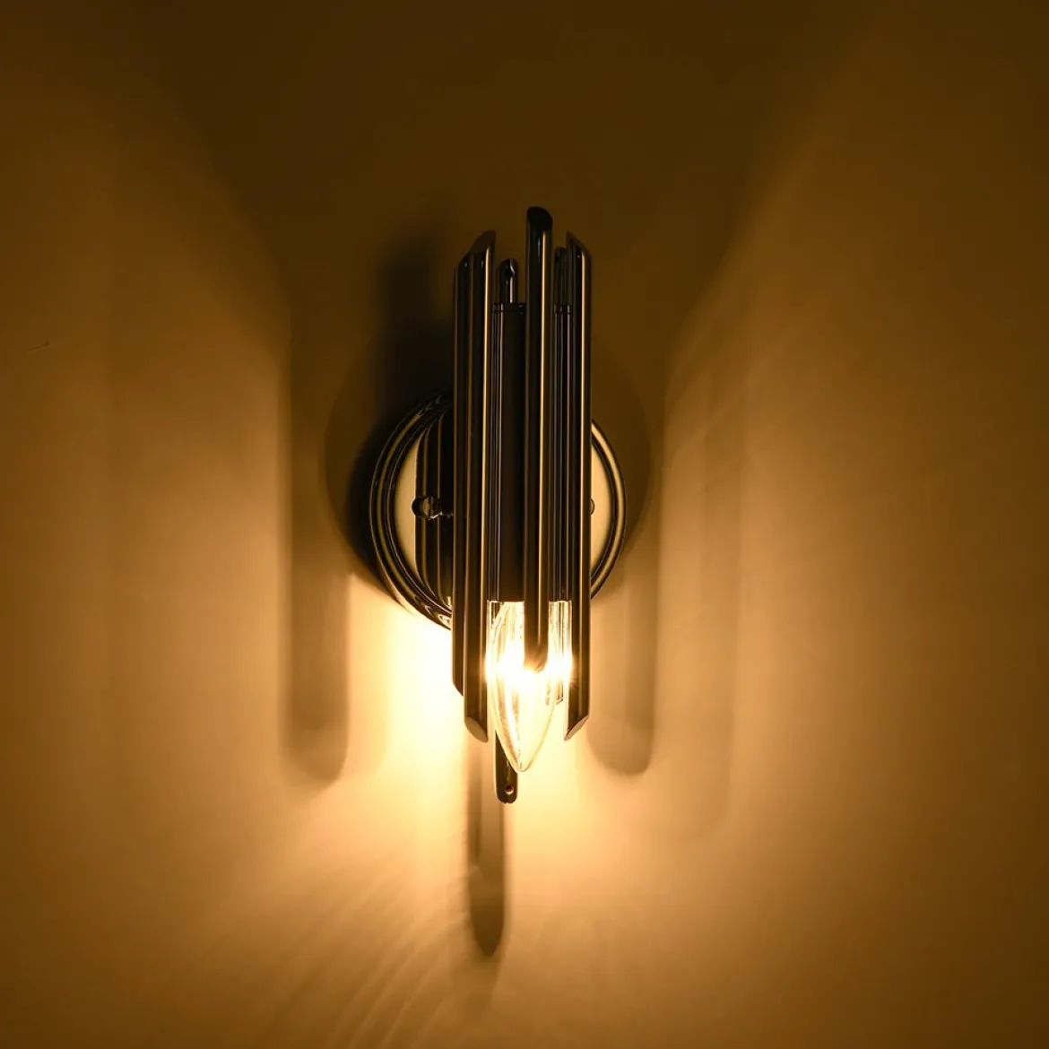 Modern Orchestral Style Trendy Cluster Tube Wall Sconce