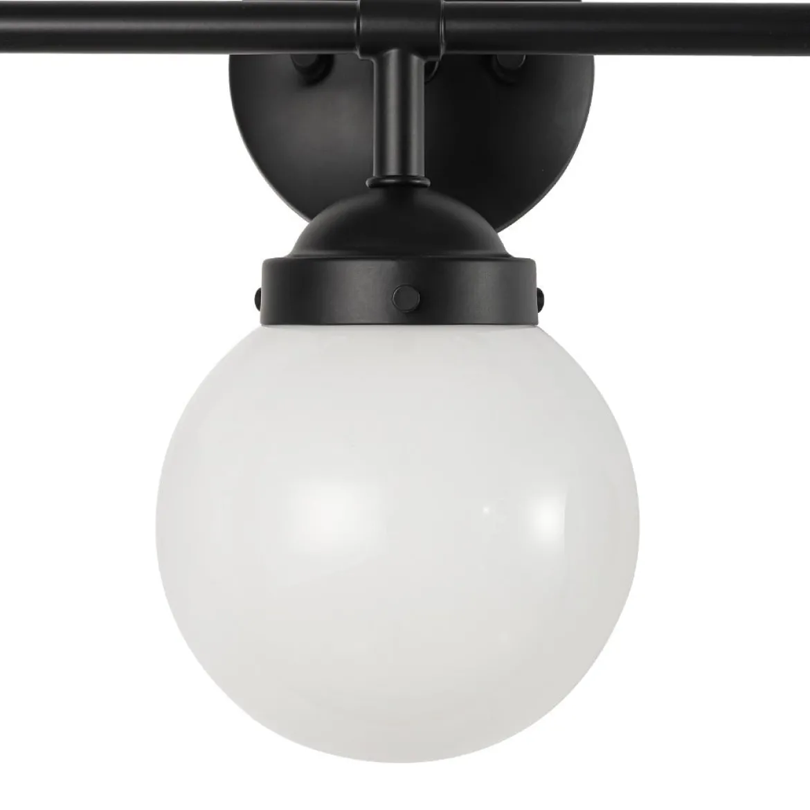 Modern Shine Opal Glass Globe Bathroom Vanity Wall Light