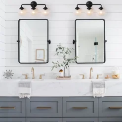 Modern Shine Opal Glass Globe Bathroom Vanity Wall Light