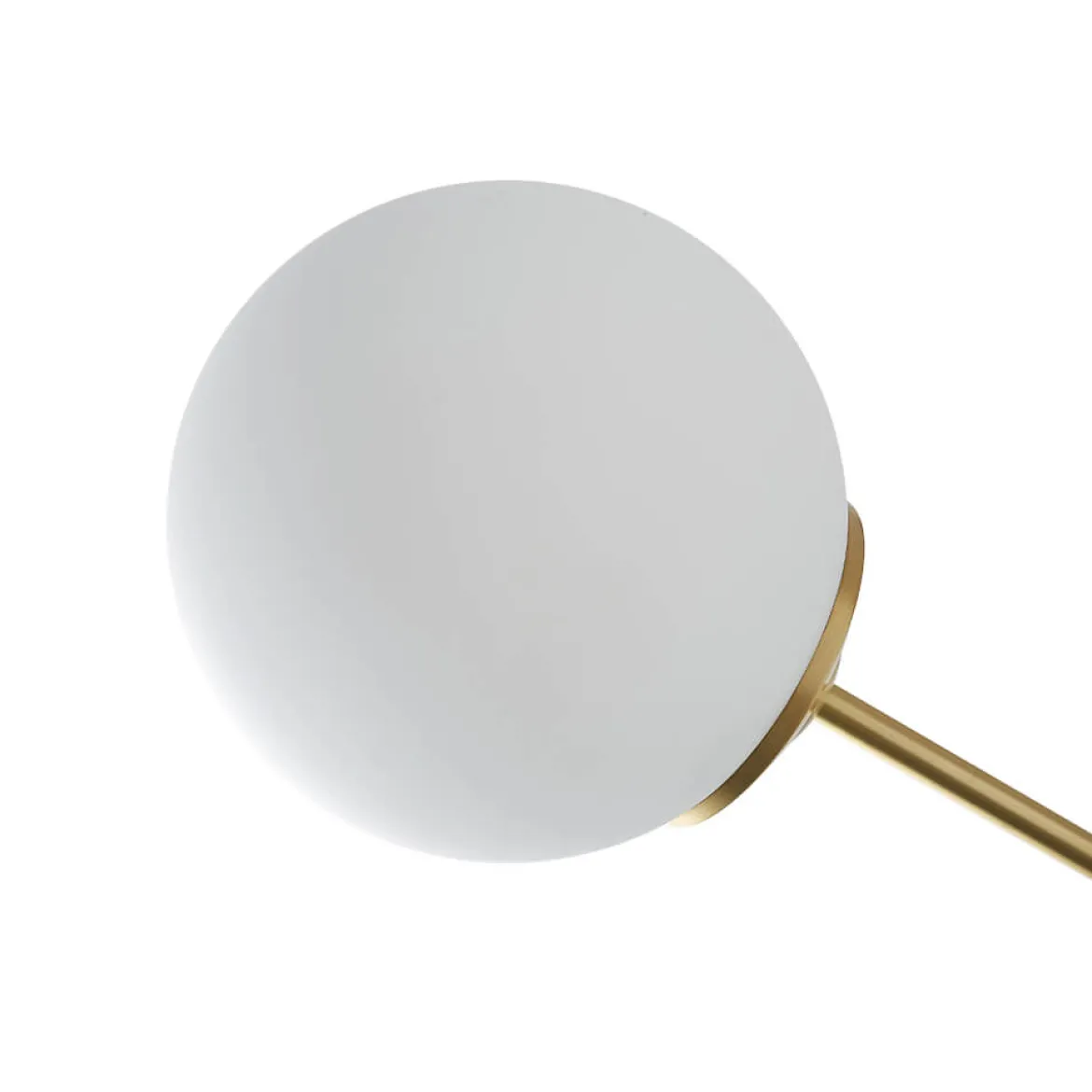 Opal Glass Globe Sputnik Chandelier