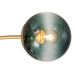 (OpenBox) Bloom 12-Light Blue Glass Bubble Semi Flush Chandelier