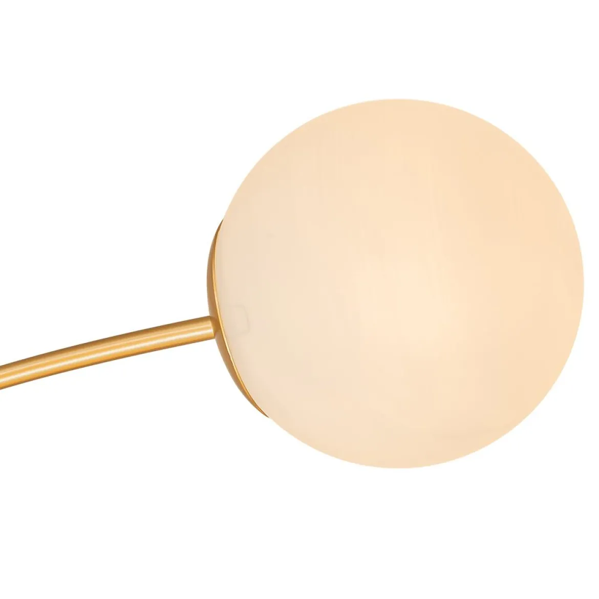 (OpenBox) Blossom 12-Light Opal Glass Bubble Semi Flush Chandelier