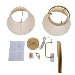 (OpenBox) Boho 2-Tier Woven Thread Tapered Drum Pendant Light