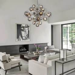 (OpenBox) Cluster Glass Globe Bubble Chandelier 23.6
