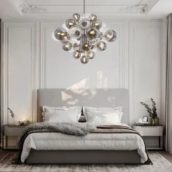 (OpenBox) Cluster Glass Globe Bubble Chandelier 23.6