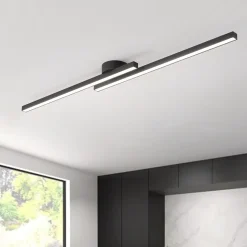 (OpenBox) Dimmable 2-Light Long Strip Linear LED Flush Mount