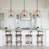 (OpenBox) Farmhouse Wood Cylinder Pendant Light